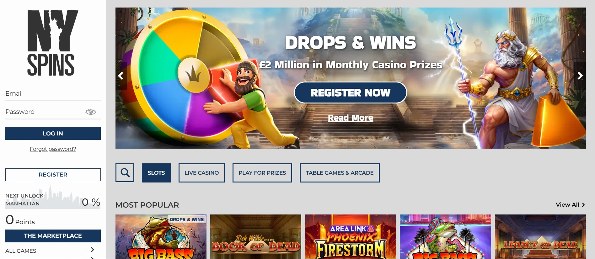 NY Spins sportsbook